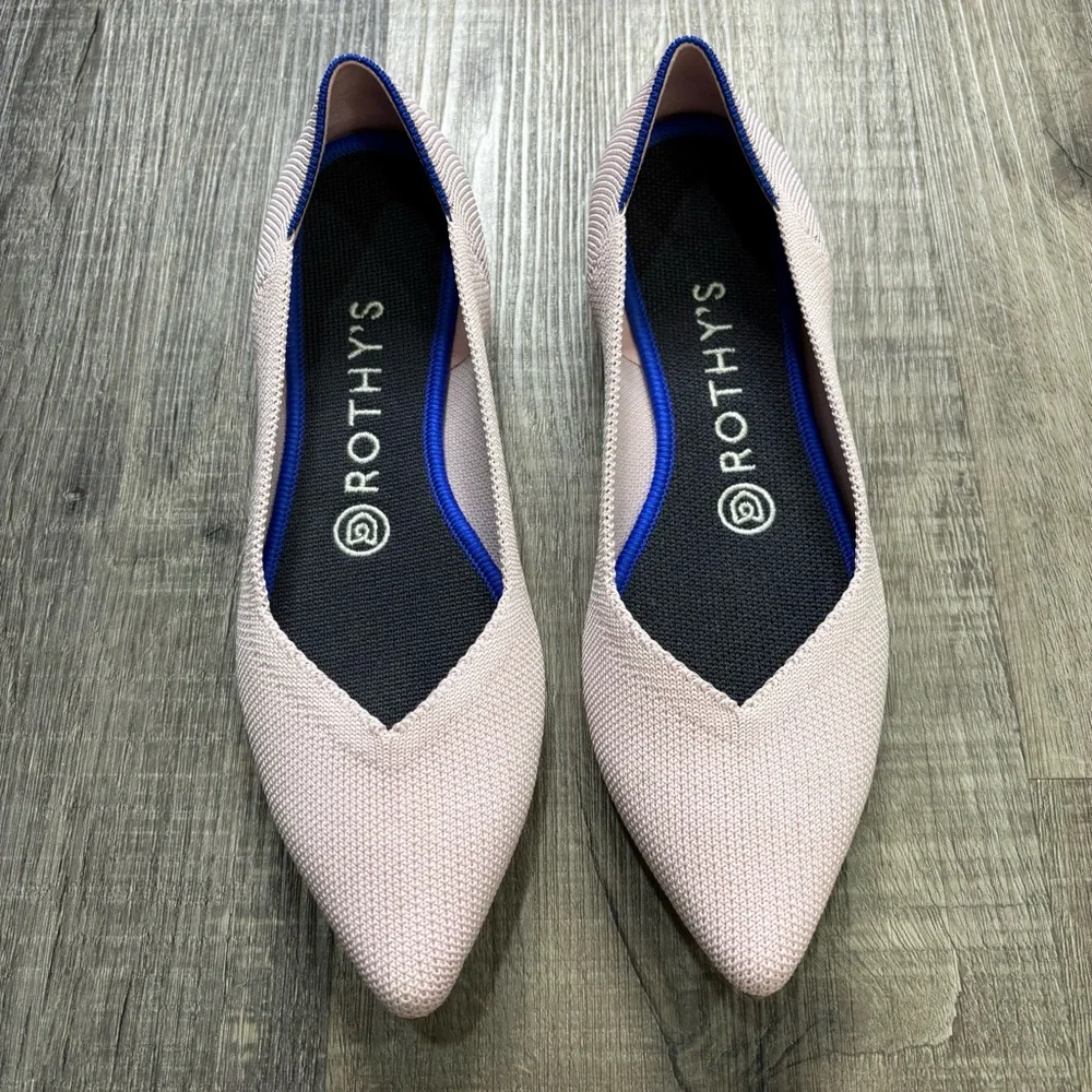 Rothys Petal Pink Solid Point, EUC - Picture 4 of 16